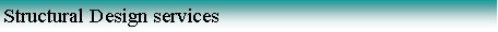 Text Box: Structural Design services